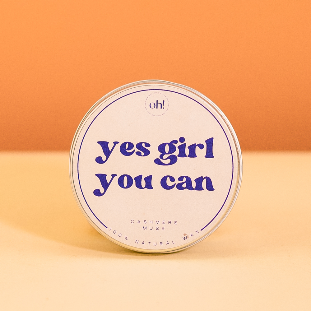 Свічка Yes Girl Tou Can 85*85 мм