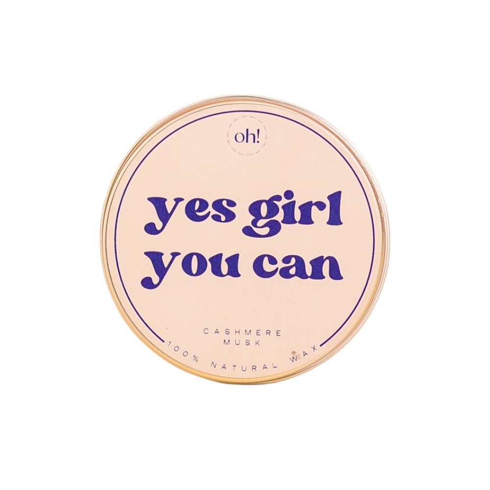 Свічка Yes Girl You Can 85*85 мм