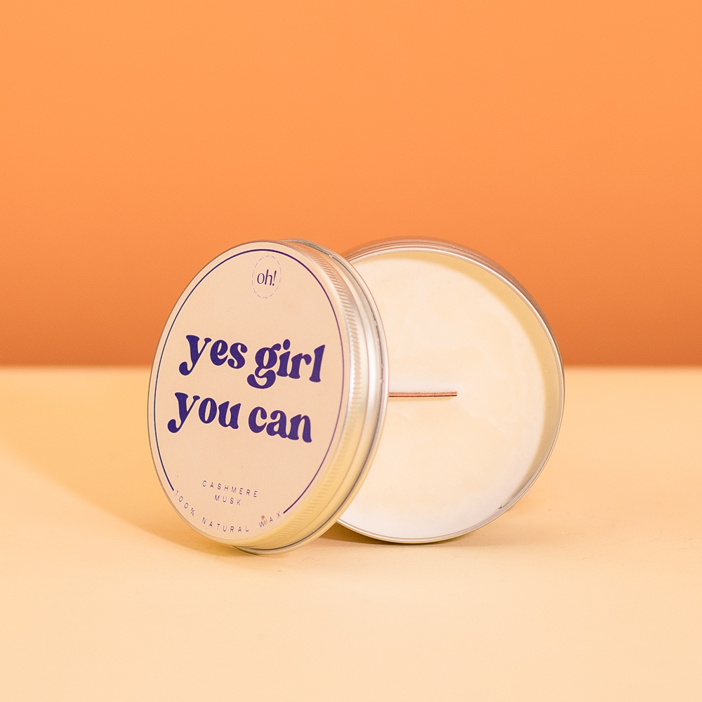 Свічка Yes Girl Tou Can 85*85 мм. Фото 2