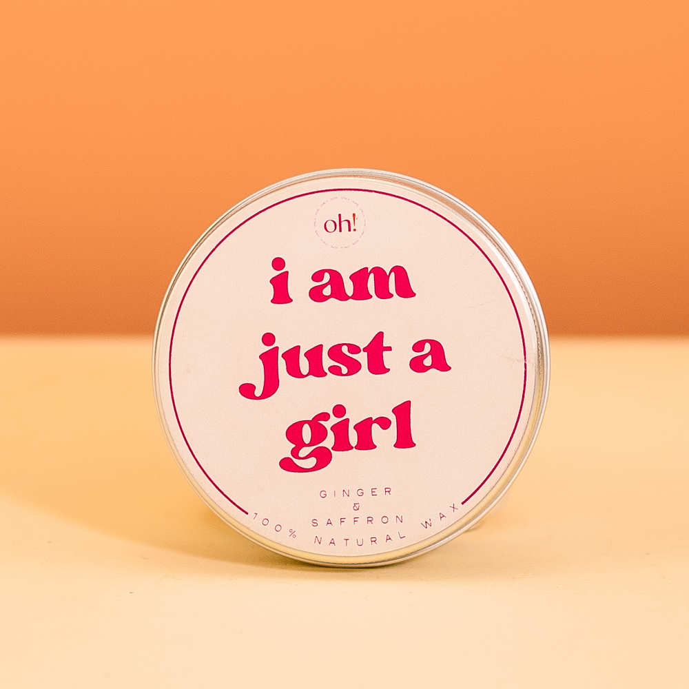 Свічка I am Just a Girl 85*85 мм