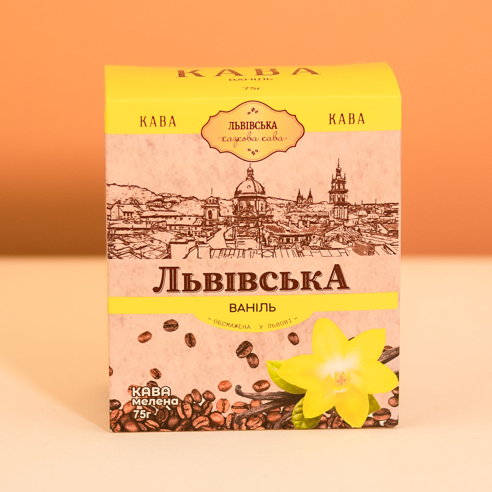 Кава Львівська Ваніль мелена 75г