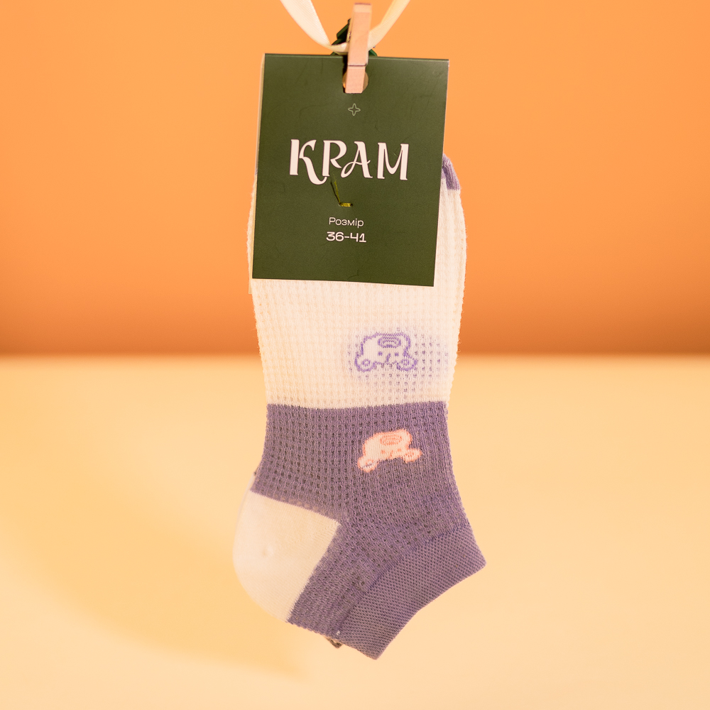 Шкарпетки короткі КРАМ 36-41р