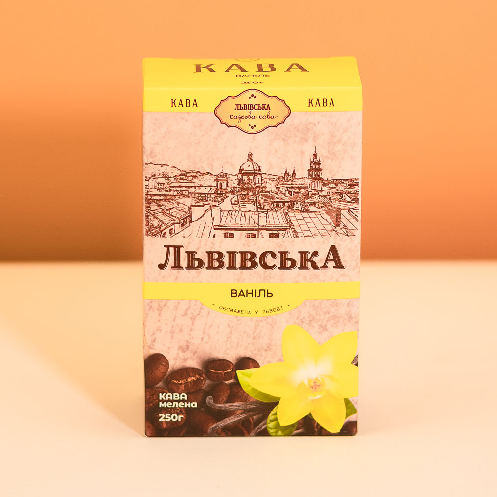 Кава Львівська Ваніль мелена 250г