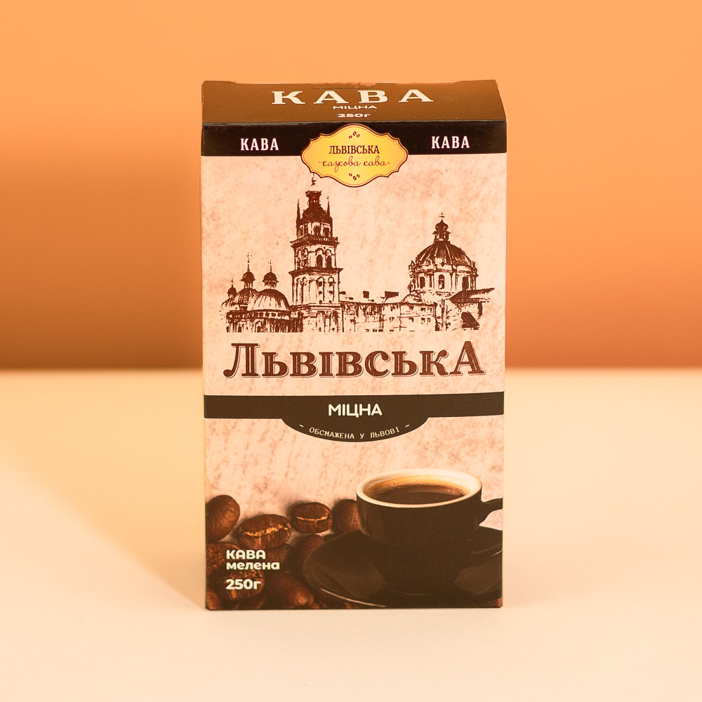 Кава Львівська Міцна мелена 250г