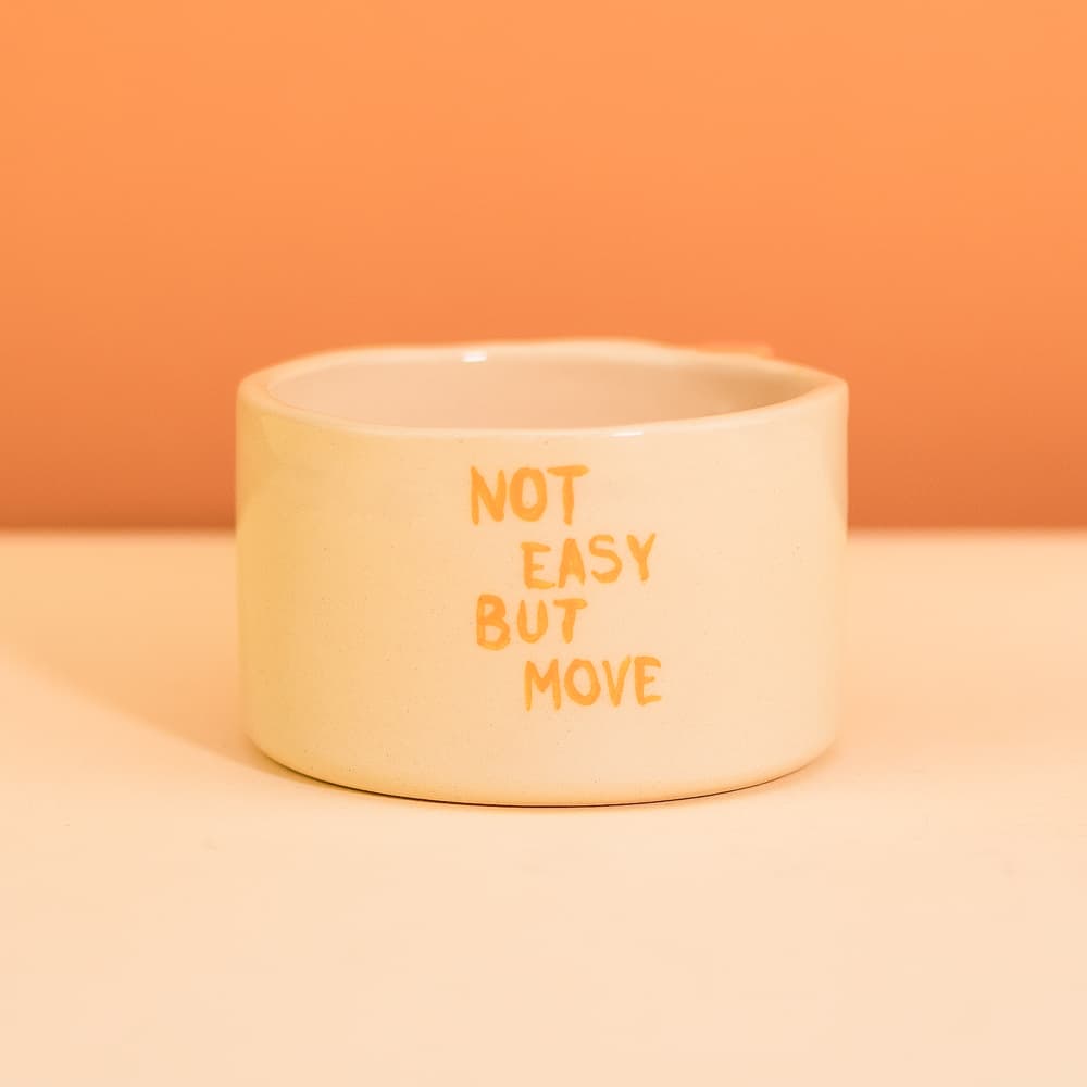 Чашка Not easy but move 150 мл. Фото 2