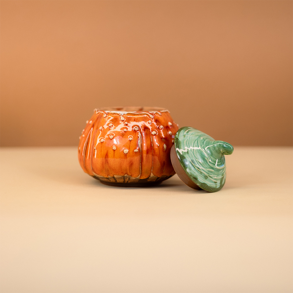 Горщик Гарбуз кераміка 600 мл. Фото 2