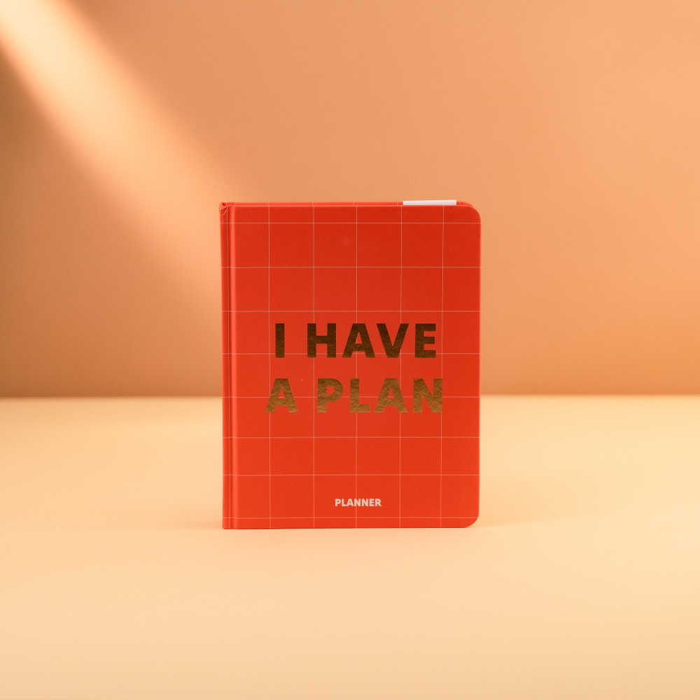 Блокнот I have a plan червоний