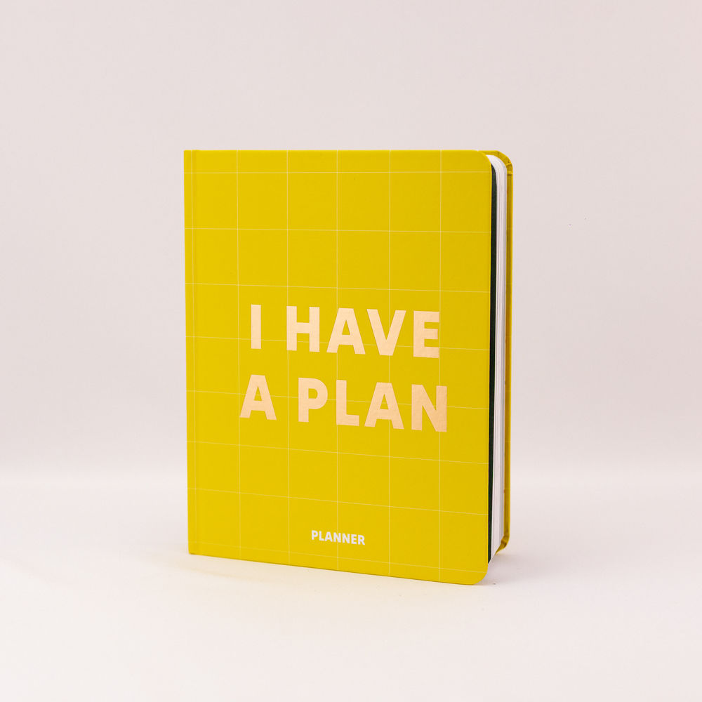 Блокнот I have a plan жовтий