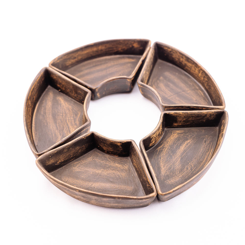 Менажниця 30см Молочна кераміка