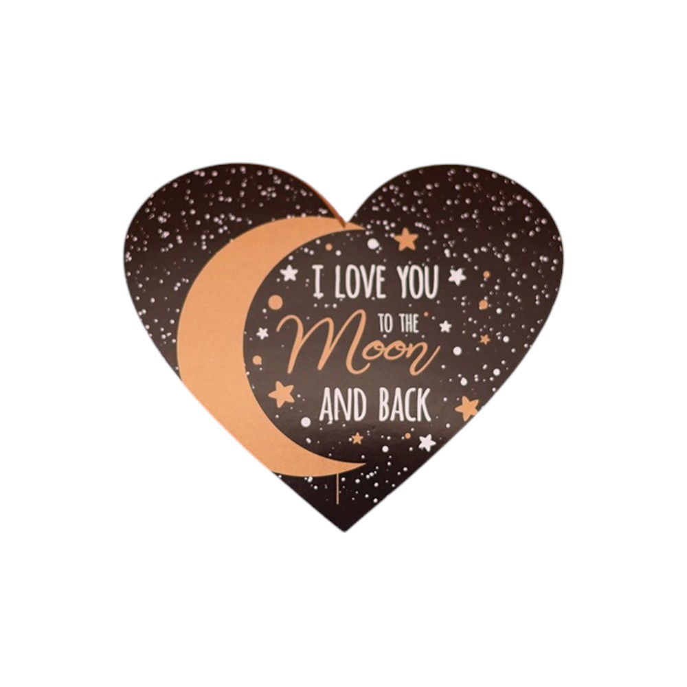 Листівка I love you to the moon and back. Фото 2