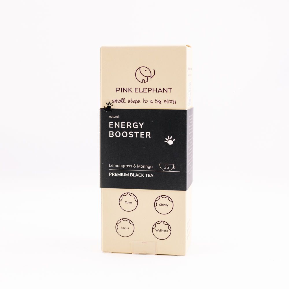 Чай чорний Energy booster з лемонграсом і морінгою 70г