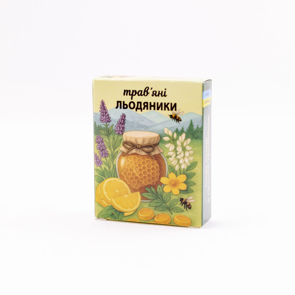 Льодяники Мед і лимон 30г