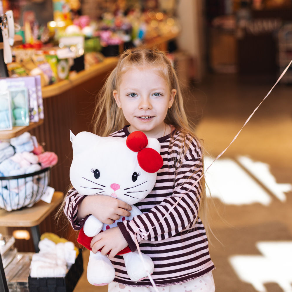 Плюшева кішечка Крісті в стилі Hello Kitty