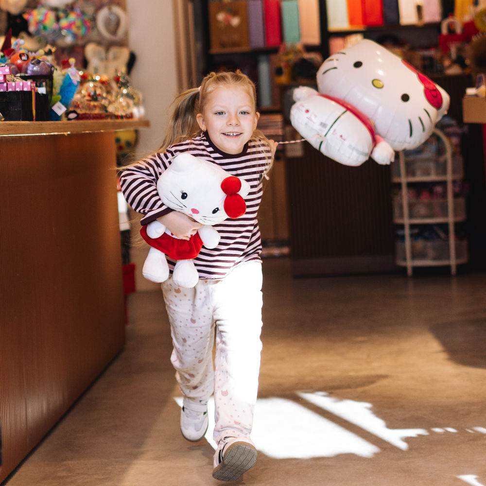 Плюшева кішечка Крісті в стилі Hello Kitty. Фото 2