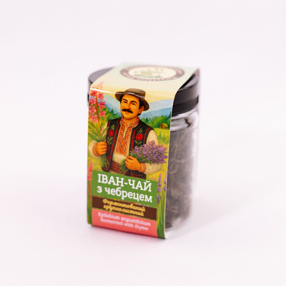 Чай Іван-чай ферментований з чебрецем (дой-пак), 30 г