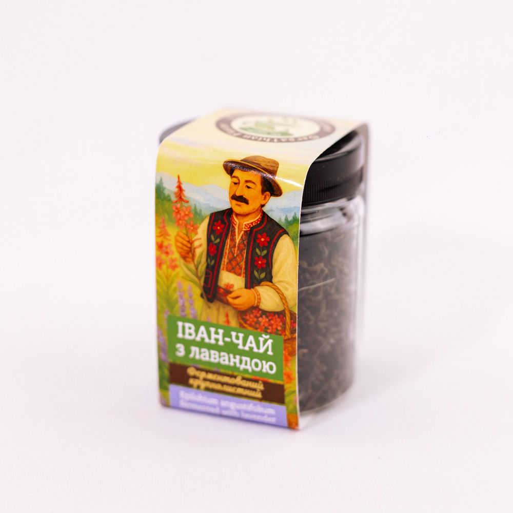 Чай Іван-чай ферментований з лавандою (банка), 30 г