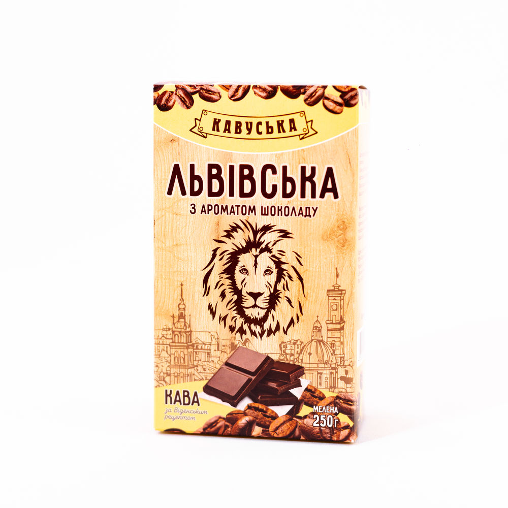 Кава мелена «Львівська з ароматом шоколаду», 250 г