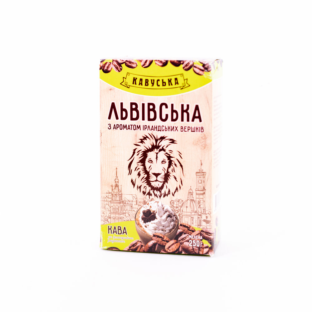 Кава мелена «Львівська з ароматом ірландських вершків», 250 г