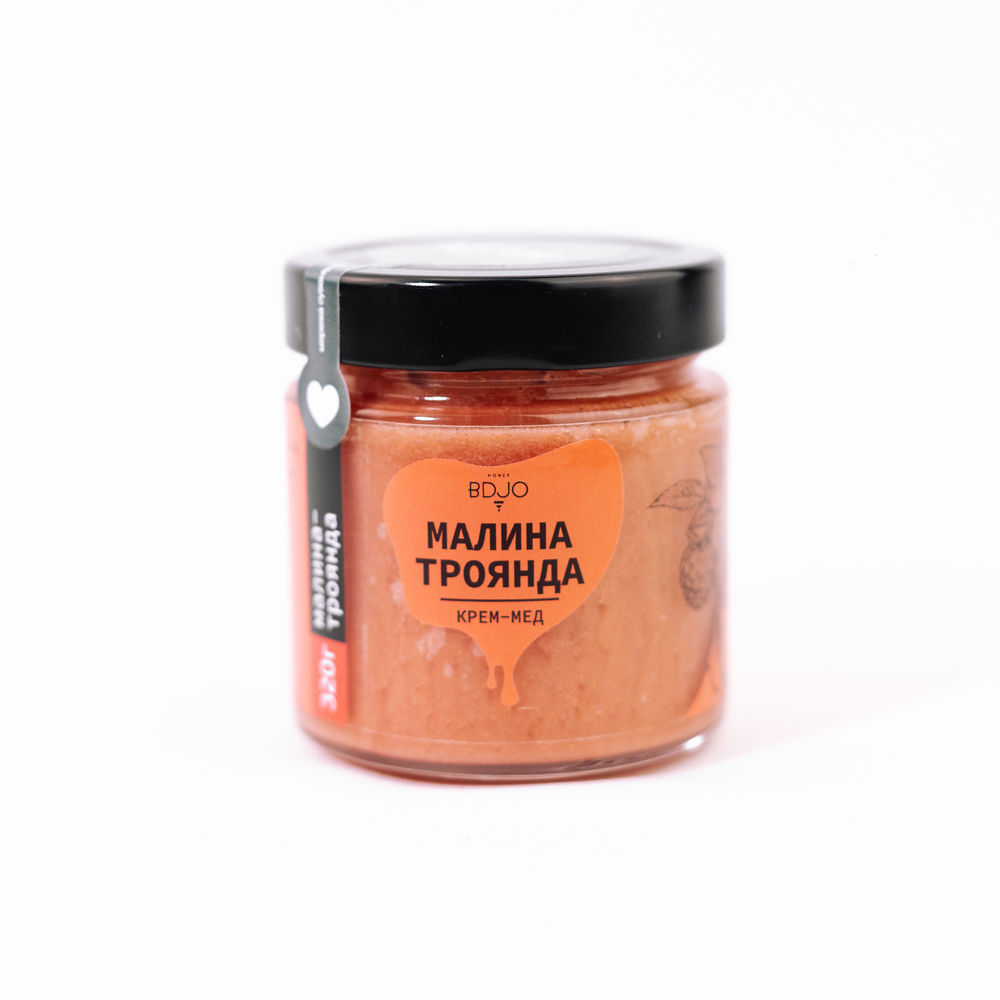 Крем-мед «Малина та троянда» 320г