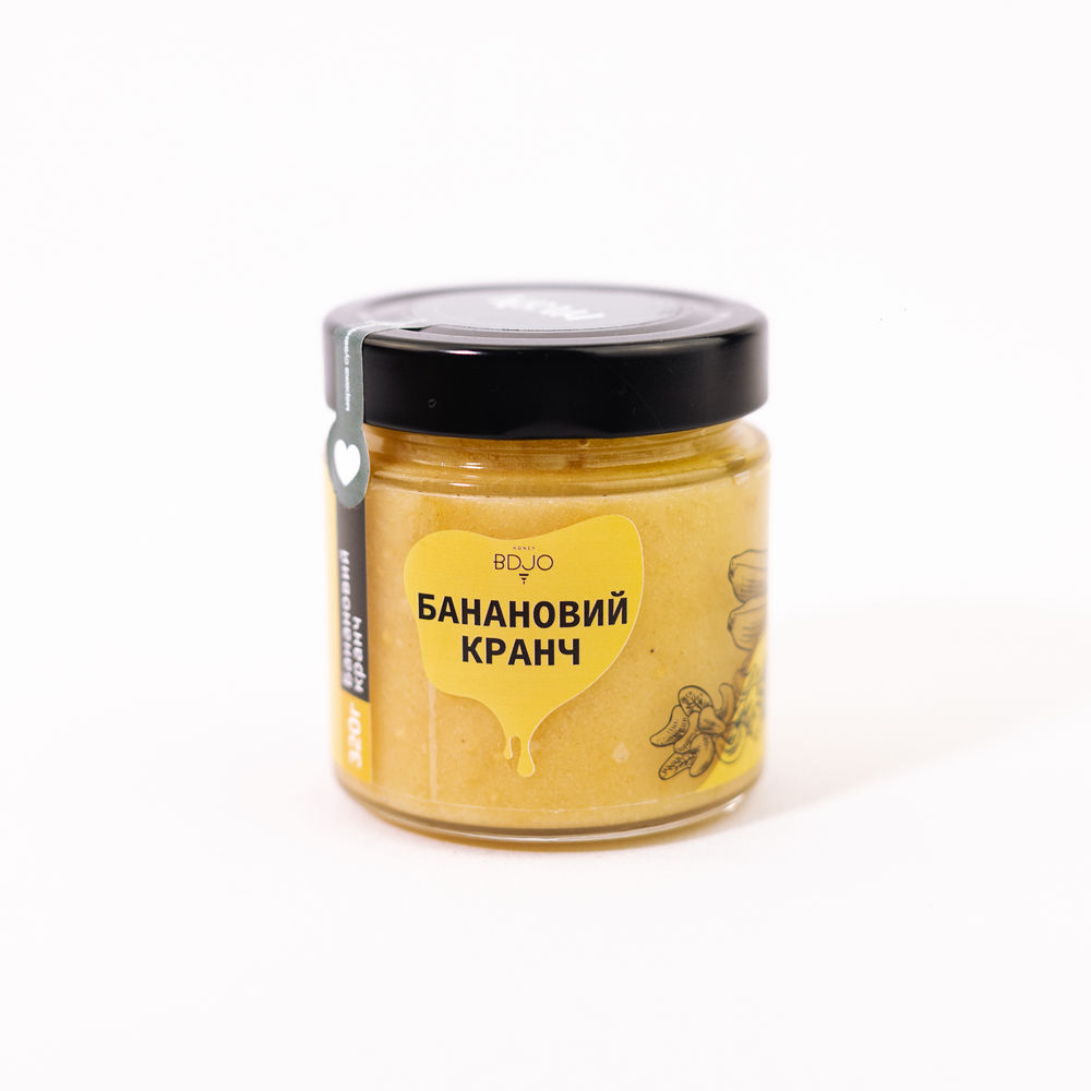 Крем-мед «Банановий кранч» 320г