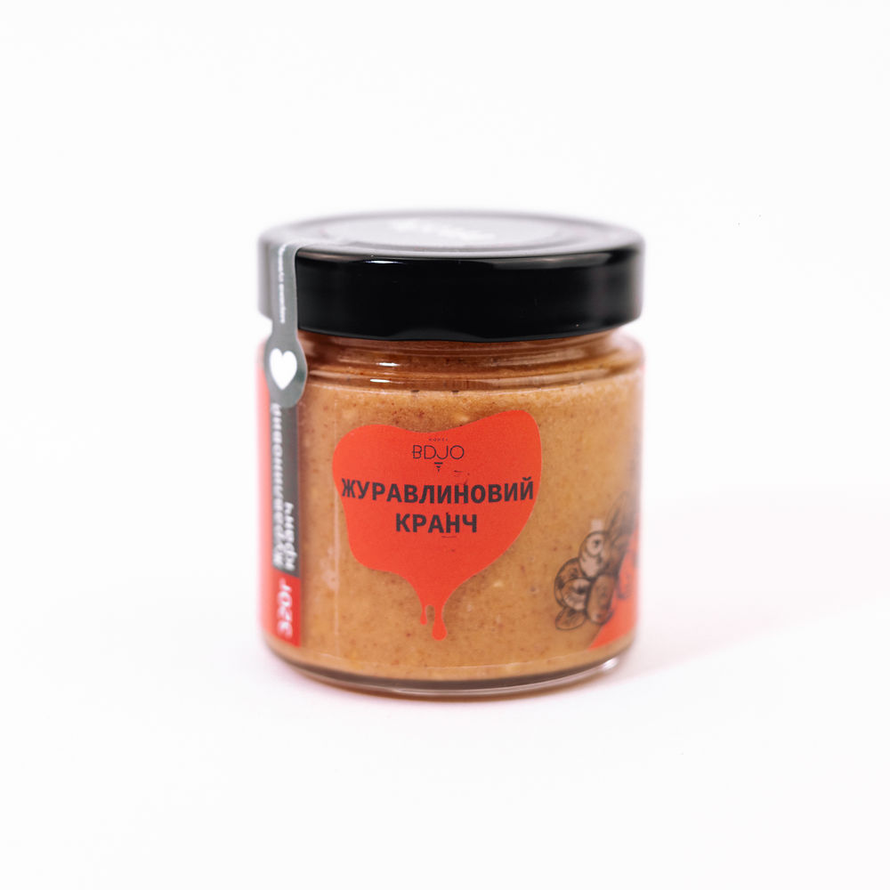 Крем-мед «Журавлинний кранч» 320г