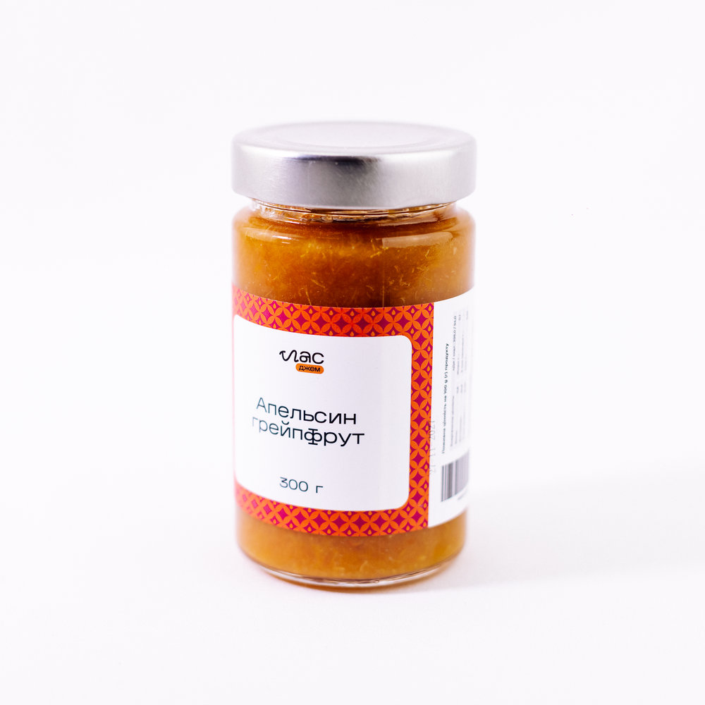 Джем апельсин грейпфрут 300г