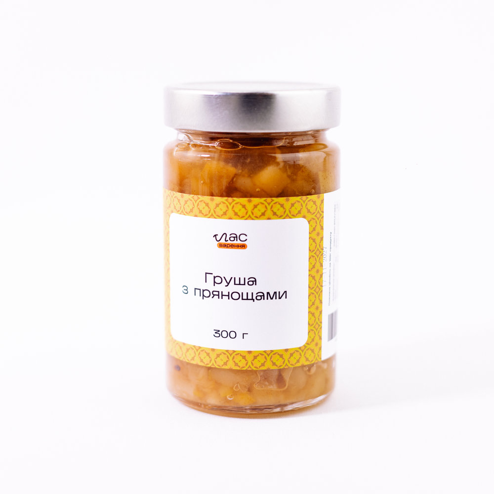 Варення груша з прянощами 300г
