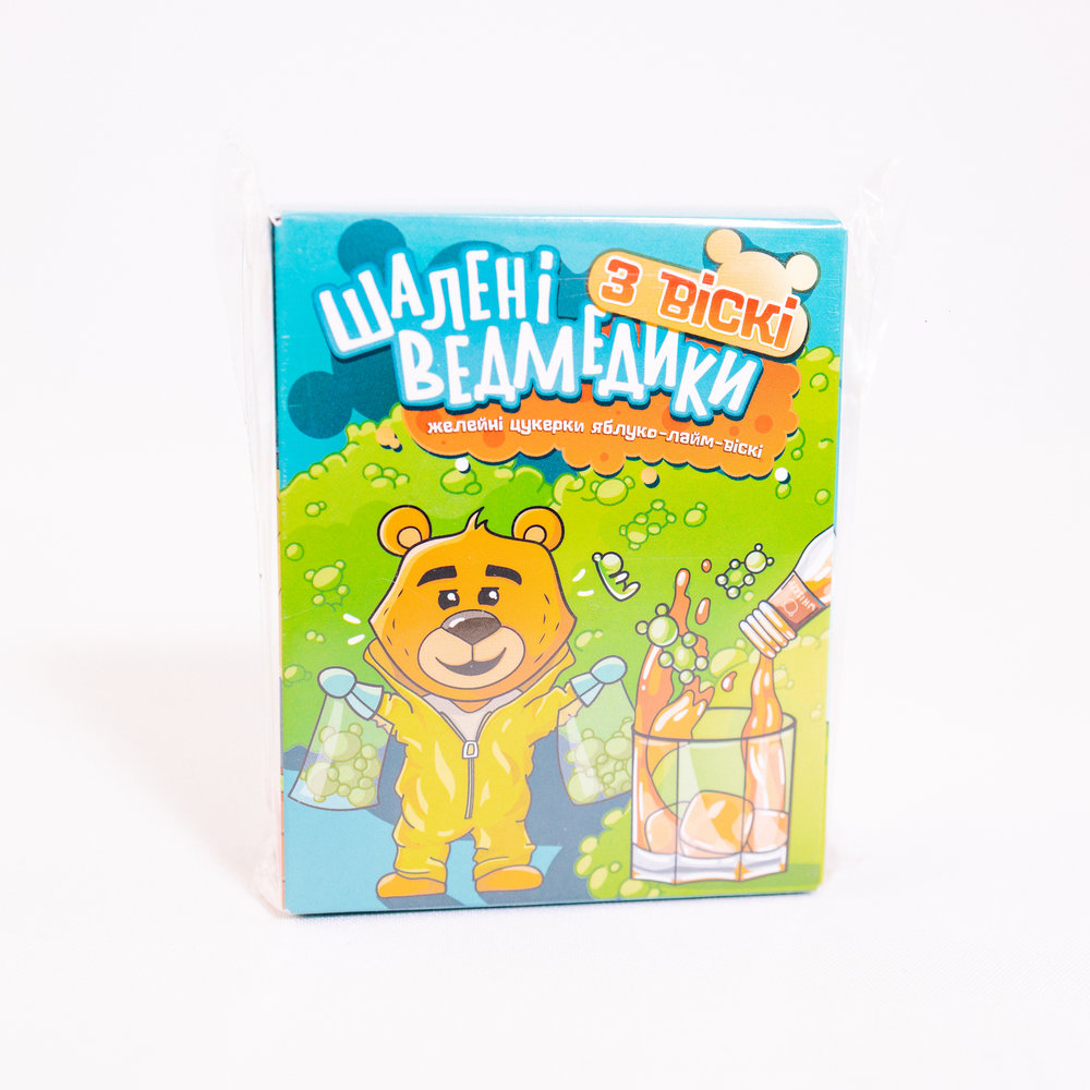 Желейки з віскі Шалені Ведмедики Зелене Яблуко-Лайм